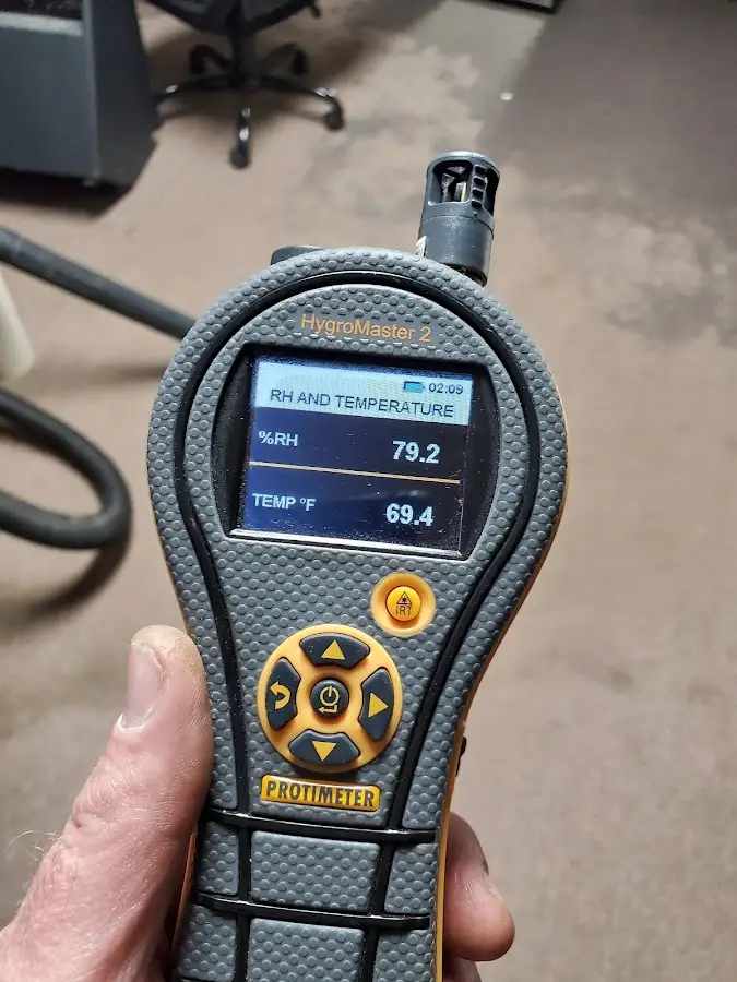 Moisture meter humidity assessment for Mold Remediation & Removal in Pascagoula